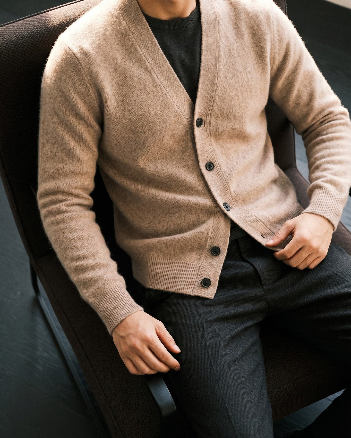 Luciano Mink Cardigan