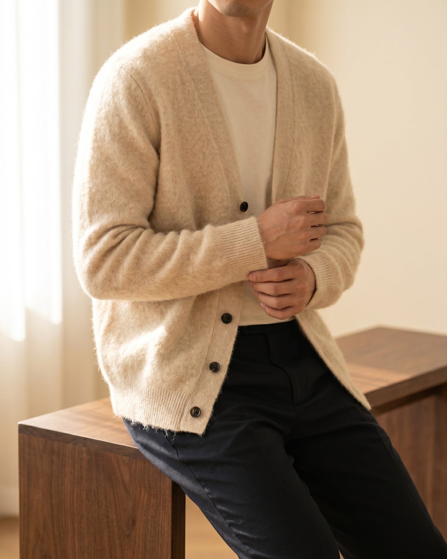 Luciano Mink Cardigan